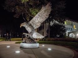 夜鹰雕像